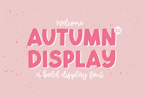 Autumn Display: A Simple Bold Retro Font for Modern Projects