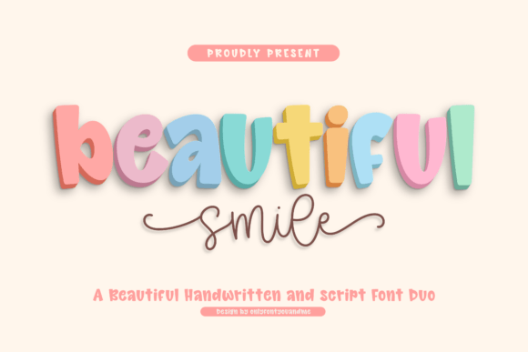 Beautiful Smile: A Playful Font Duo for Joyful Design