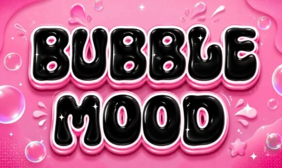 Bubble Mood: The Playful 3D Font That Pops
