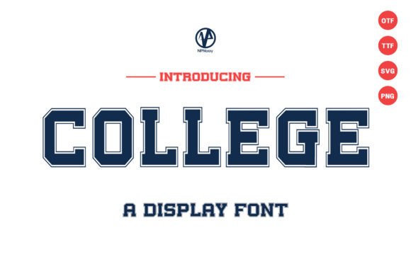 College: A Vintage Display Font for Modern Branding