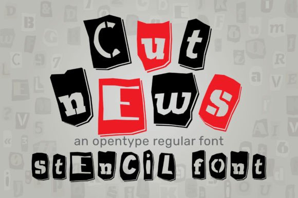 Cut News: The Bold Grotesque for Modern Collage Design