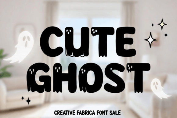 Cute Ghost: The Friendly Font for Spooky-Cute Designs