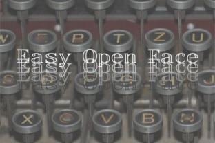 Easy Open Face: A Serif Display Font for Striking Visuals