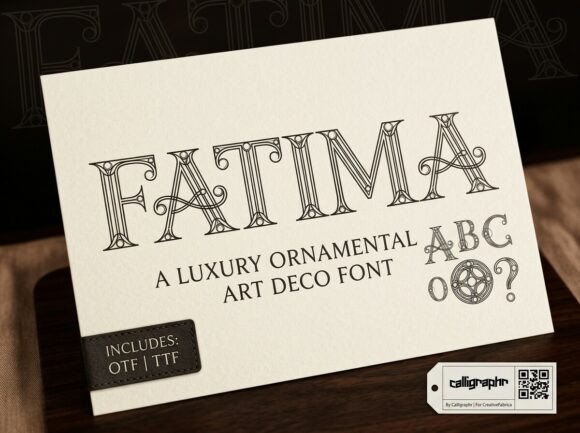 Fatima: An Art Deco Font for Timeless Glamour