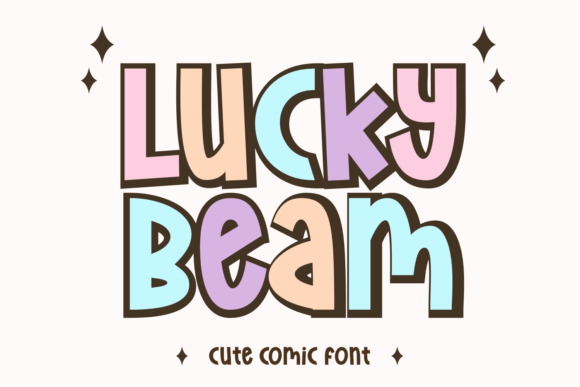 Infuse Joy into Your Designs with the Lucky Beam Typeface