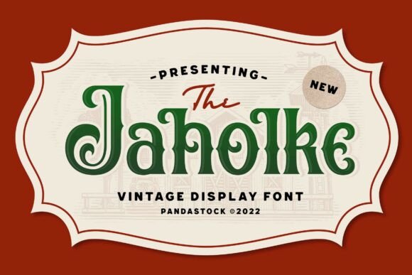 Jaholke: A Vintage Typeface for Authentic Branding