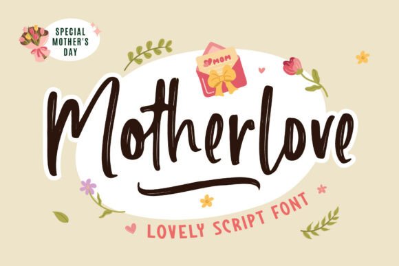 Motherlove: Capturing Comfort in a Creative Font