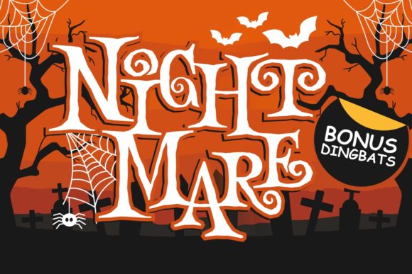 Night Mare: A Creative Duo Font for Horror-Themed Projects