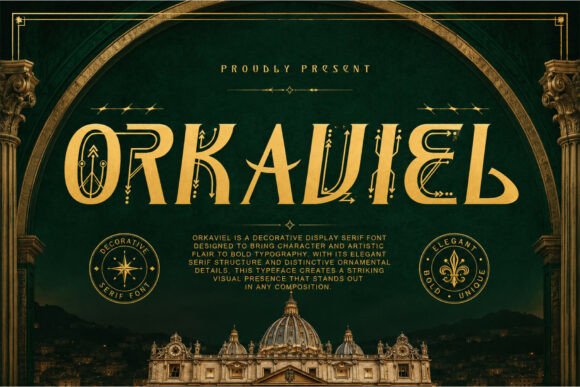Orkaviel: A Display Serif with Timeless Sophistication