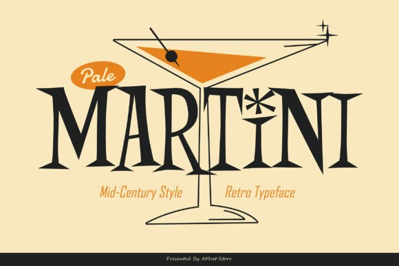 Pale Martini: The Retro-Chic Typeface for Modern Brands