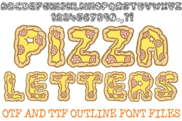 Pizza Letters: The Font That Serves Up Instant Personality