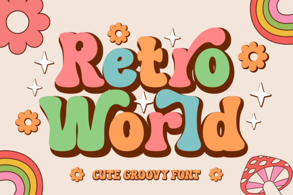 Retro World: A Groovy Serif Font for Modern Creatives