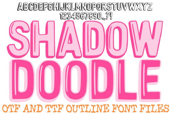 Shadow Doodle: A Playful Font with Professional Depth