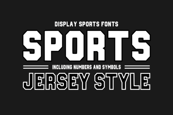 Sportsjerseystyle Regular: The Definitive Athletic Typeface