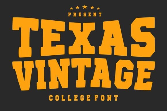 Texas Vintage: A Bold Typeface for Authentic Branding