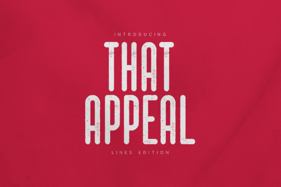 That Appeal: Bold Retro Typography for Modern Impact