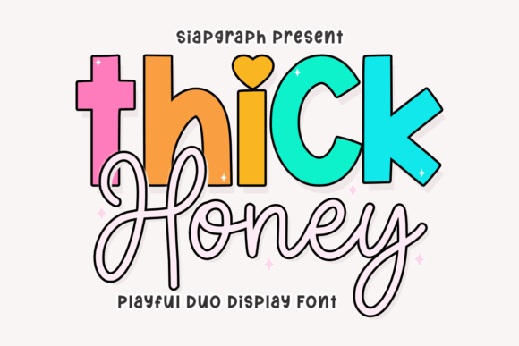 Thick Honey Duo: A Sweet Spot for Playful Branding